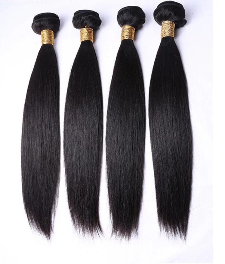 Double Drawn  Bone Straight Human Hair